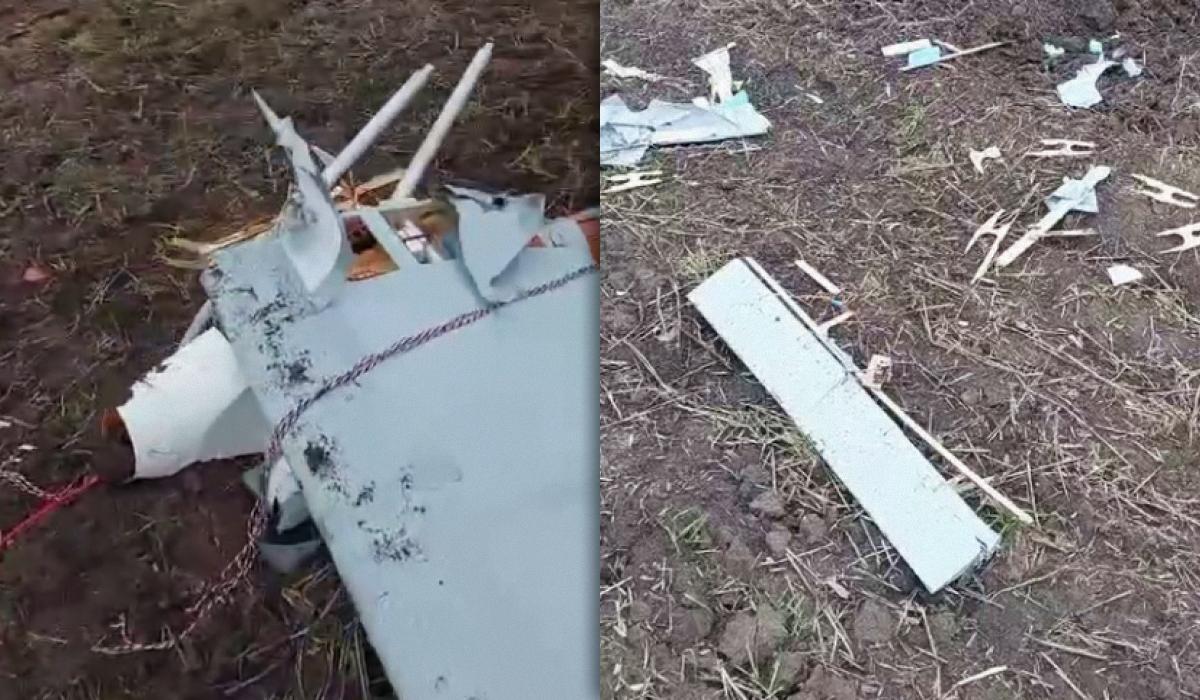 Ким показал дрон из "лабораторий Бурятии", который ВСУ приземлили в Николаевской области / коллаж УНИАН, фото скриншот Ким показал дрон из "лабораторий Бурятии", который ВСУ приземлили в Николаевской области / коллаж УНИАН, фото скриншот