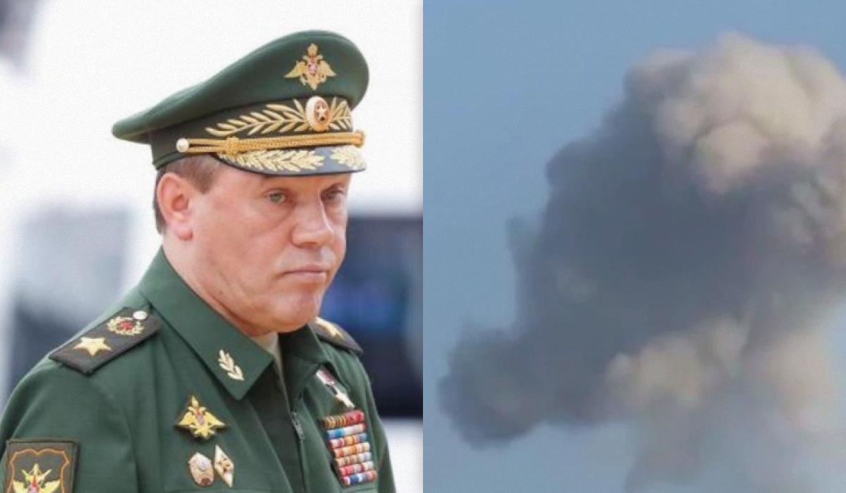 Начальник Генштаба вооруженных сил РФ даже не ранен, утверждают в сети / коллаж УНИАН с фото REUTERS и скриншота Начальник Генштаба вооруженных сил РФ даже не ранен, утверждают в сети / коллаж УНИАН с фото REUTERS и скриншота