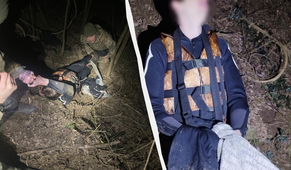 Прикордонники врятували ухилянта, що ледь не потонув у крижаній річці під час спроби втекти за кордон / Колаж УНІАН, фото ДПСУ Прикордонники врятували ухилянта, що ледь не потонув у крижаній річці під час спроби втекти за кордон / Колаж УНІАН, фото ДПСУ