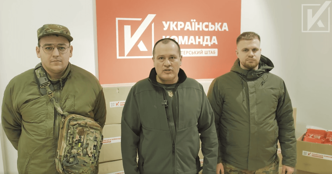 "Українська команда" передала тисячу хотпаків Третій штурмовій бригаді / фото прес-служби компанії