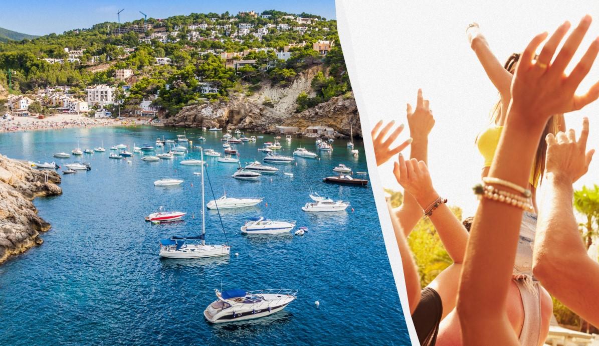 Ібіца – одне з тих місць, куди туристам їхати не рекомендують / колаж УНІАН, фото ua.depositphotos.com