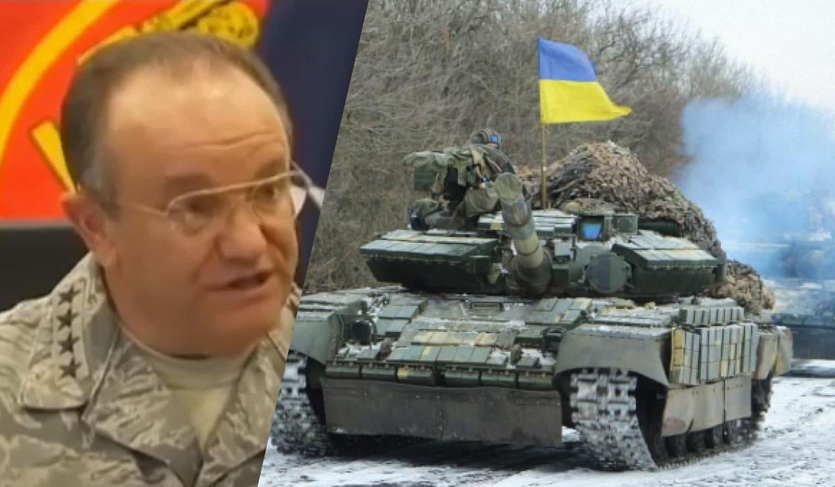 Філіп Брідлав пояснив, що допоможе Україні перемогти Росію / колаж УНІАН зі скріншоту та фото 17-ї окремої танкової Криворізької бригади ім. Костянтина Пестушко