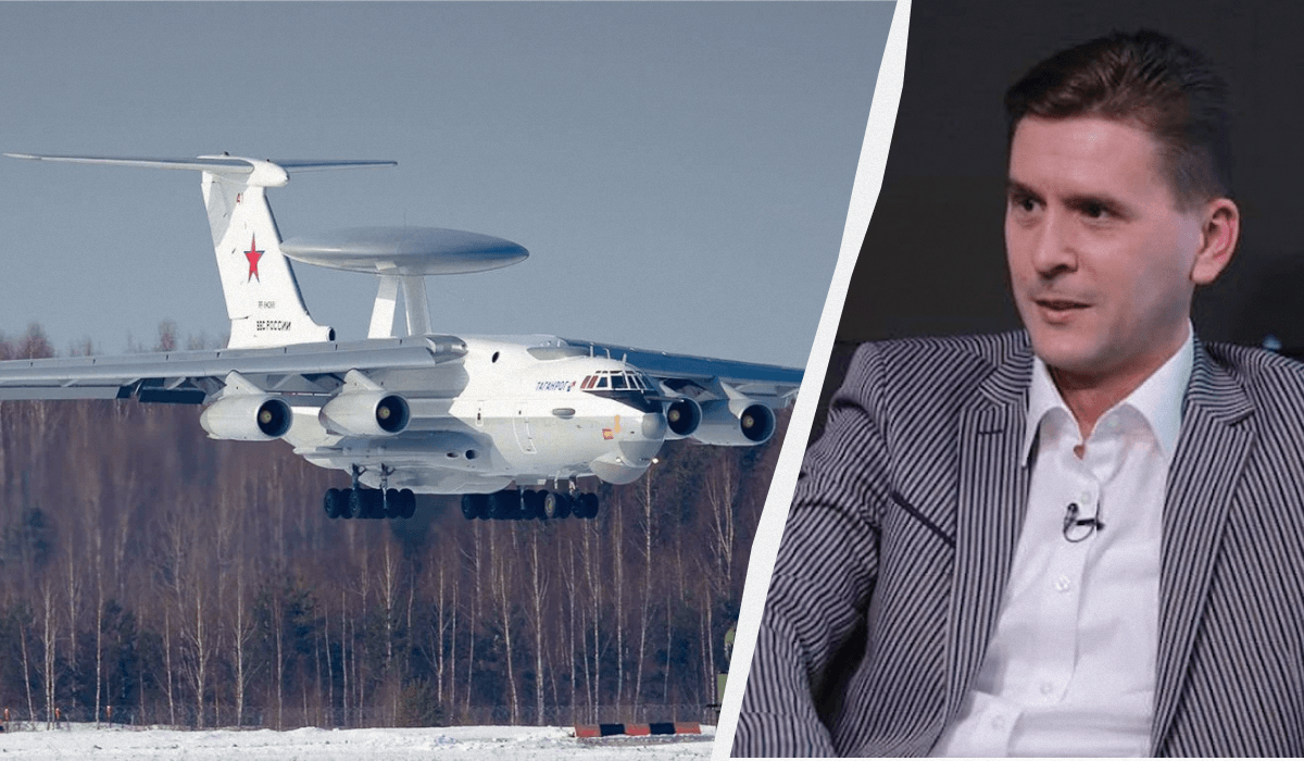 Александр Коваленко объяснил, чем важен А-50 / коллаж УНИАН, фото wikipedia.org, кадр из видео