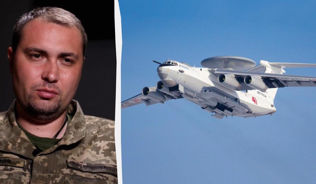 Буданов прокоментував знищення російського літака А-50 / колаж УНІАН, фото Міноборони РФ, скріншот Буданов прокоментував знищення російського літака А-50 / колаж УНІАН, фото Міноборони РФ, скріншот