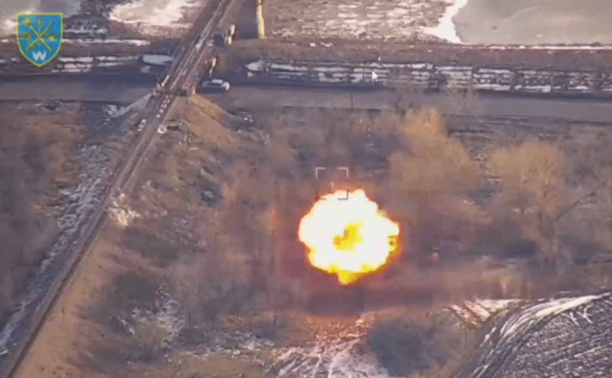 У Силах оборони оприлюднили відео, на якому зафіксовано знищення "Ураганів" / скриншот У Силах оборони оприлюднили відео, на якому зафіксовано знищення "Ураганів" / скриншот