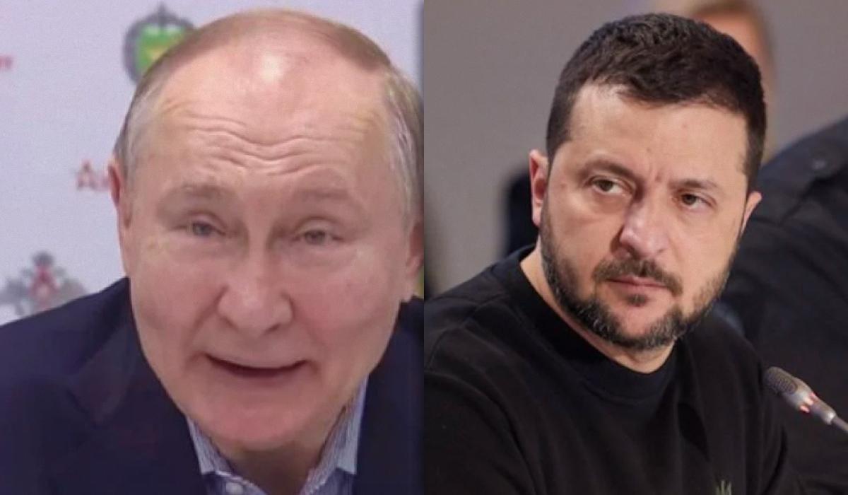 Зеленський назвав Путіна хижаком, якого не влаштовують заморожені продукти / Колаж УНІАН, фото скріншот, фото president.gov.ua Зеленський назвав Путіна хижаком, якого не влаштовують заморожені продукти / Колаж УНІАН, фото скріншот, фото president.gov.ua
