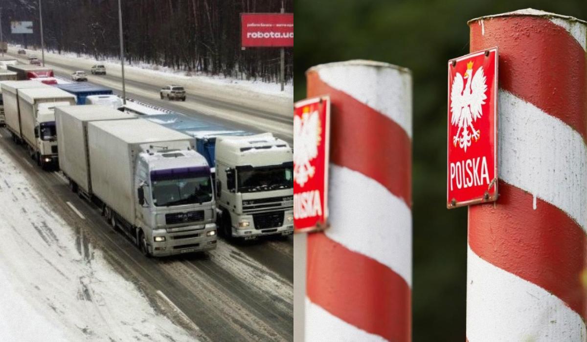 Перевізники Польщі почали знімати блокаду на кордоні / колаж УНІАН, фото ua.depositphotos.com, Reuters Перевізники Польщі почали знімати блокаду на кордоні / колаж УНІАН, фото ua.depositphotos.com, Reuters