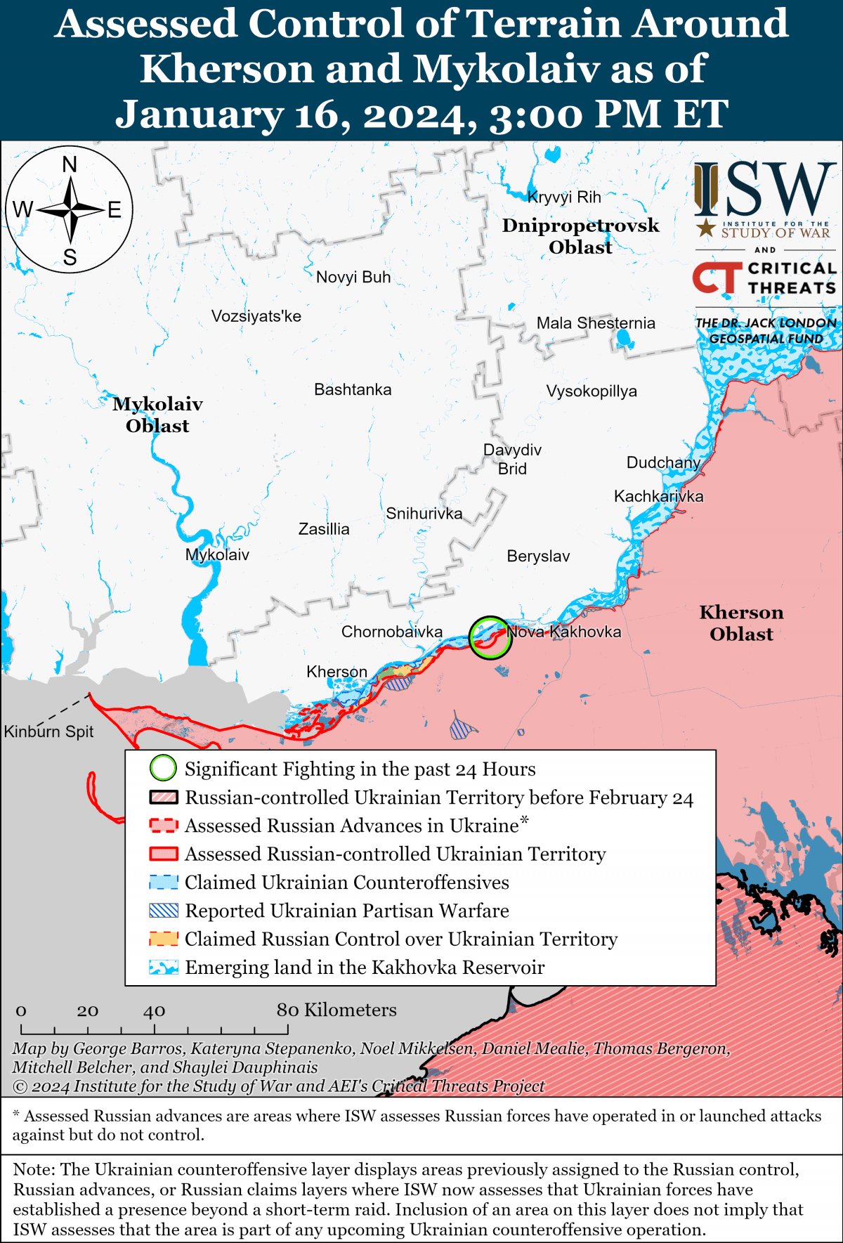 Росіяни бояться наступу ЗСУ біля Кринок, готуються до оборони, - ISW Росіяни бояться наступу ЗСУ біля Кринок, готуються до оборони, - ISW