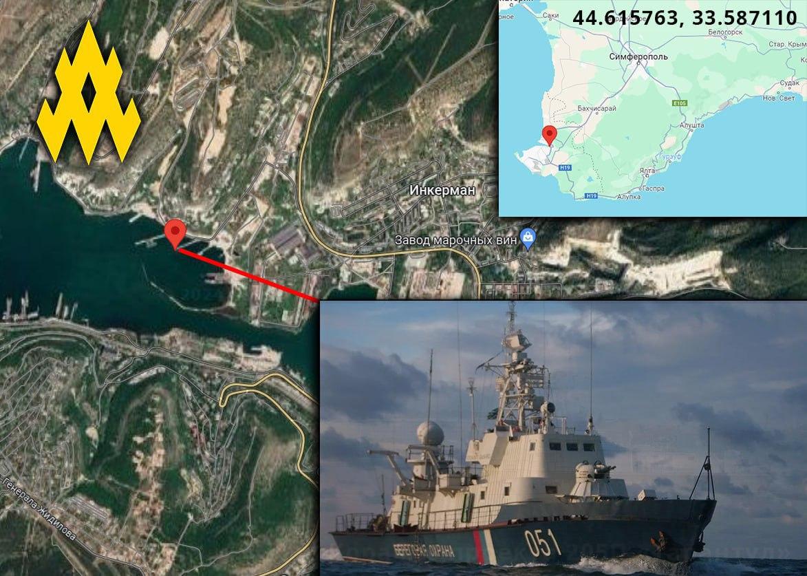 У Севастополі затонув черговий російський корабель / Телеграм Атеш У Севастополі затонув черговий російський корабель / Телеграм Атеш
