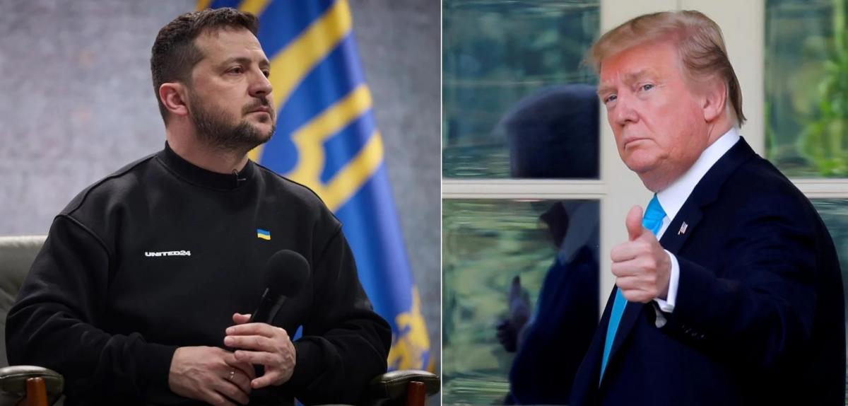 Zelensky invited Trump to Kyiv /  collage, photo president.gov.ua, photo REUTERS