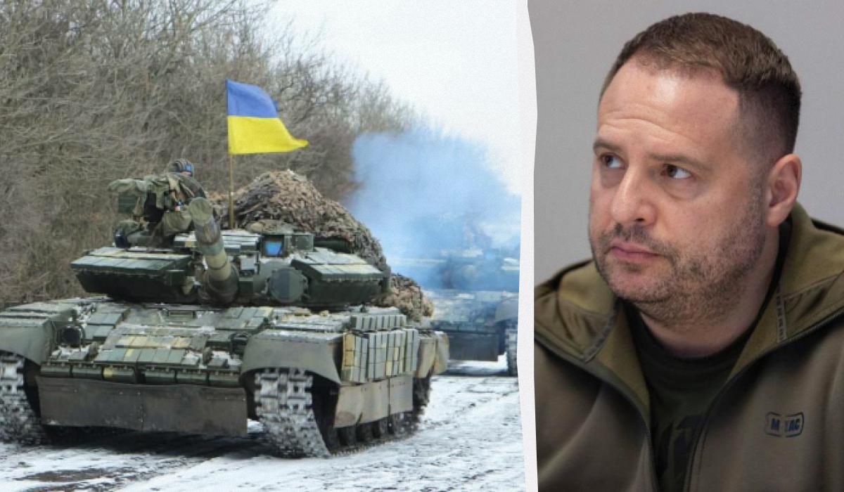 Андрей Ермак назвал главные достижения наших воинов во время прошлогоднего контрнаступления / коллаж УНИАН с фото 17-я отдельная танковая Криворожская бригада им. Константина Пестушко и t.me/ermaka2022 Андрей Ермак назвал главные достижения наших воинов во время прошлогоднего контрнаступления / коллаж УНИАН с фото 17-я отдельная танковая Криворожская бригада им. Константина Пестушко и t.me/ermaka2022