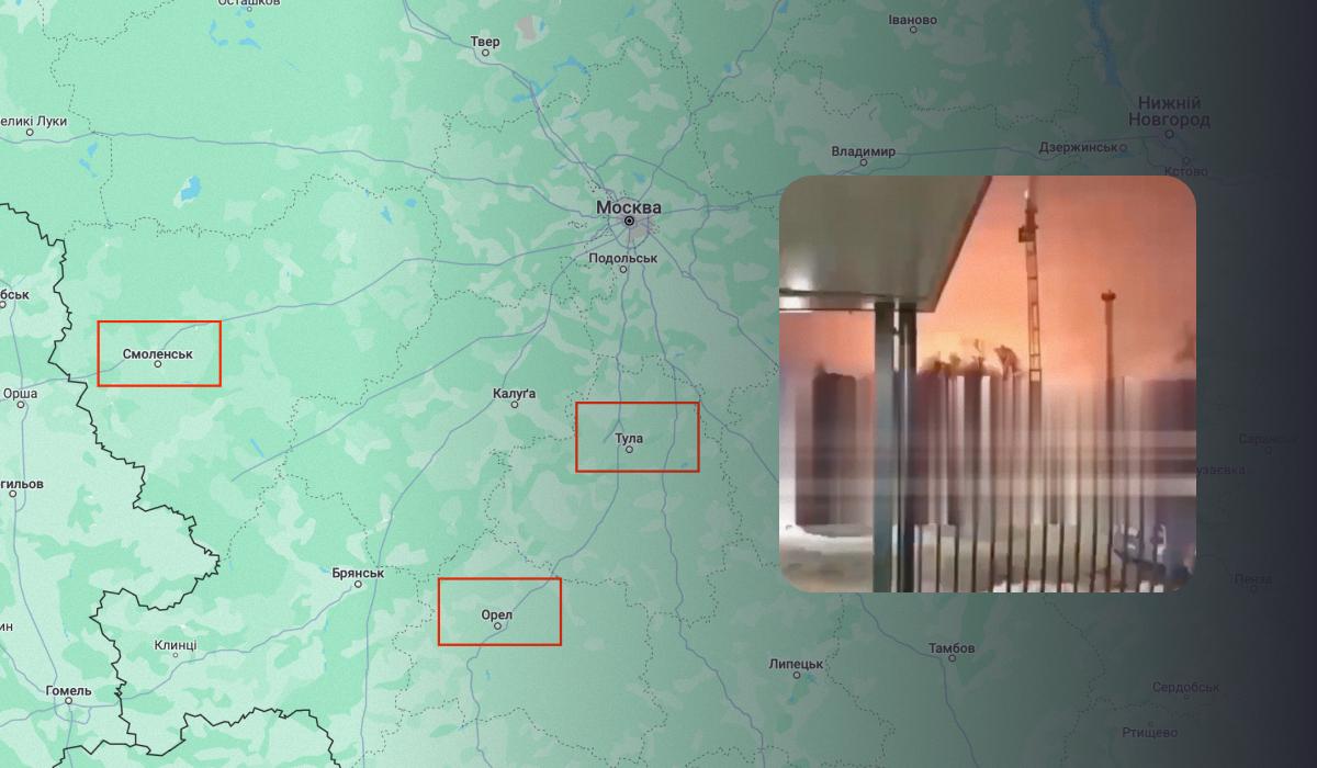 У Тульській області РФ прогриміли вибухи / колаж УНІАН, фото Google Maps, скріншот У Тульській області РФ прогриміли вибухи / колаж УНІАН, фото Google Maps, скріншот