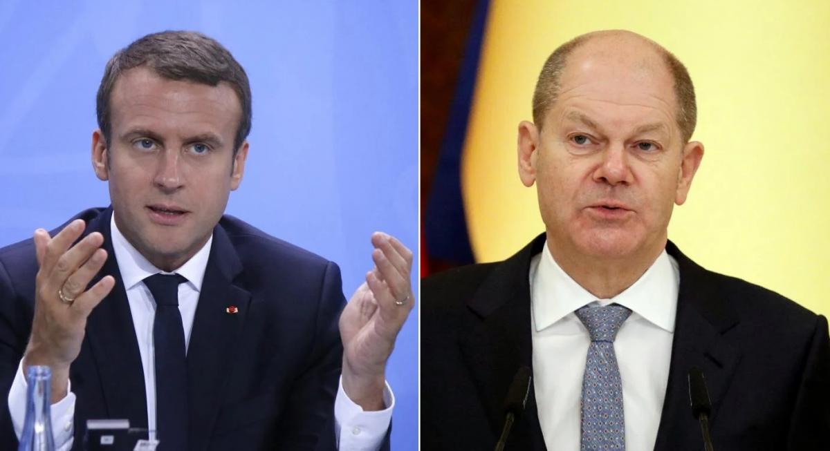 The French Foreign Ministry assures that there is no conflict between Macron and Scholz /  collage, photo ua.depositphotos.com, photo REUTERS