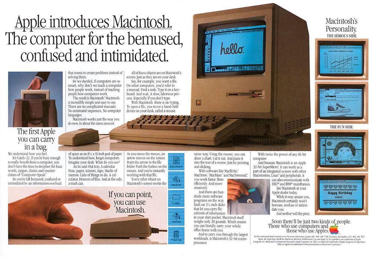 Macintosh, легенде в мире компьютеров, сегодня исполнилось 40 лет: вот каким он был Macintosh, легенде в мире компьютеров, сегодня исполнилось 40 лет: вот каким он был