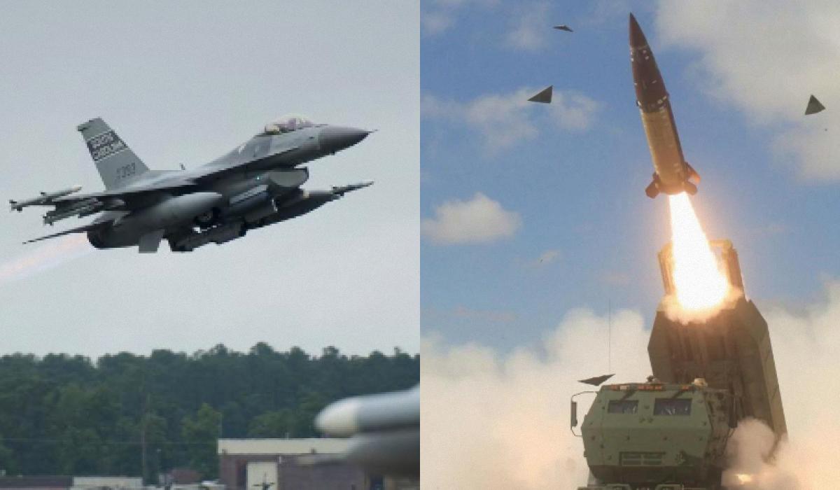 Україні потрібні F-16, ATACMS і ППО / колаж УНІАН, фото US Air Force, US Army Україні потрібні F-16, ATACMS і ППО / колаж УНІАН, фото US Air Force, US Army