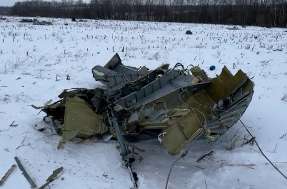 У Росії впав літак Іл-76 / скріншот У Росії впав літак Іл-76 / скріншот