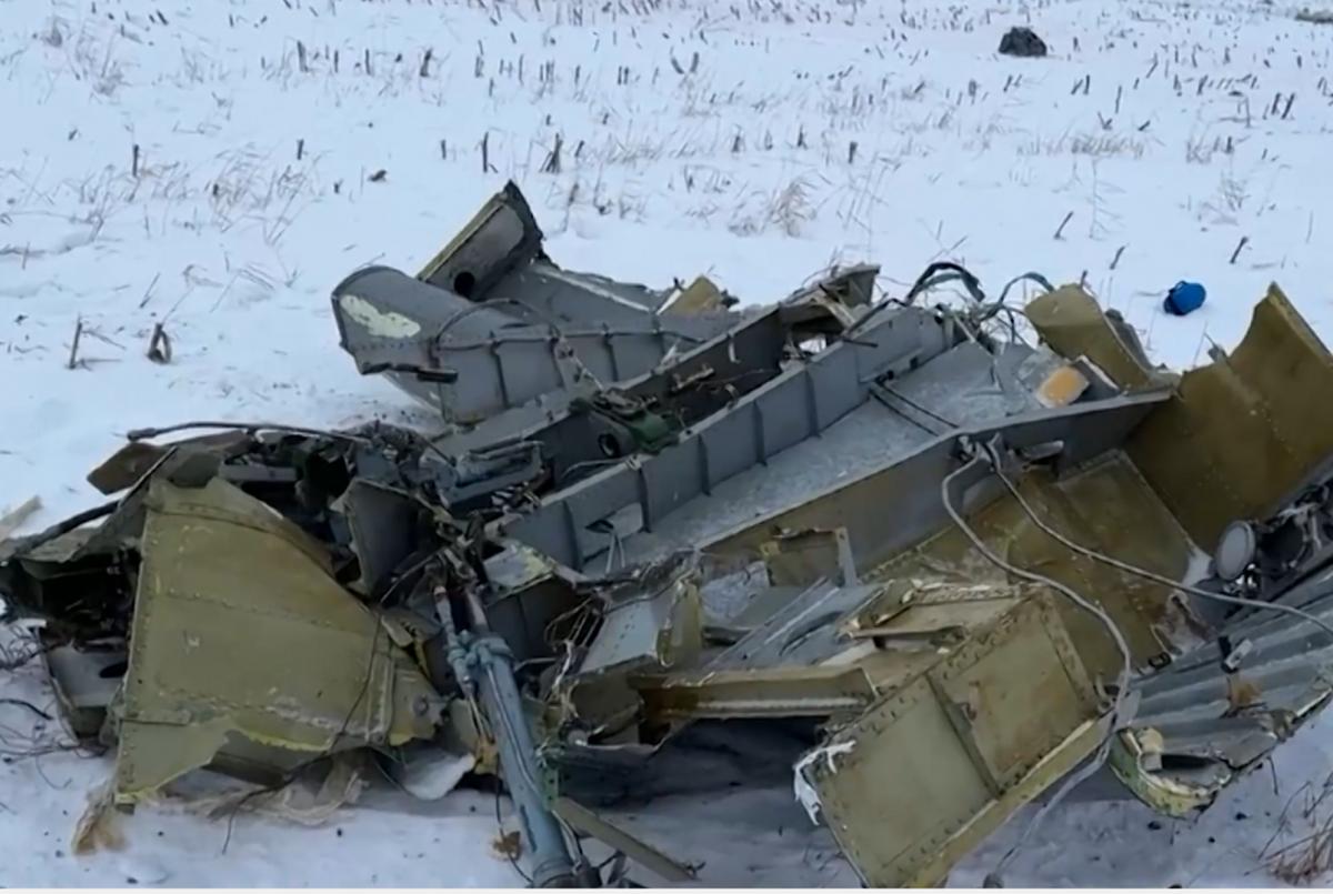 У Росії впав літак Іл-76 / скріншот У Росії впав літак Іл-76 / скріншот