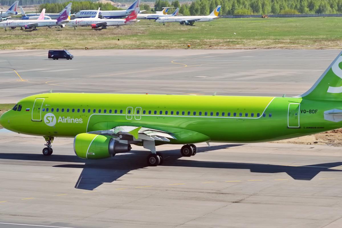 Самолет S7 Airlines остановили во время разгона на взлетной полосе / фото иллюстративное wikipedia.org Самолет S7 Airlines остановили во время разгона на взлетной полосе / фото иллюстративное wikipedia.org