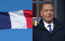 Купа матюків: Медведєв "змішав з брудом" французів через реакцію на удар по Бєлгороду