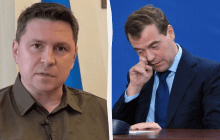 "Слабкість, істеричність, бажання отримати передишку": Подоляк про погрози Медведєва