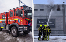 У Києві пожежа в ТРЦ, горить дитяча кімната (відео)