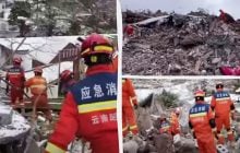 Зсув у Китаї завалив два села: десятки людей виявилися похованими живцем (відео)