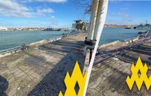 Россия пригнала большой десантный корабль в Севастополь, - "АТЕШ" (фото)