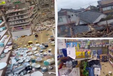 Землетрус в Японії: тим, хто вижив, загрожують крижані дощі та зсуви (відео)