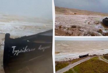 Масштабный разлив воды: ученые показали силу шторма в Одесской области (видео)