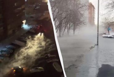 Комунальний колапс дійшов до Новосибірська: вулиці затопило при -14° (відео)