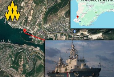 В окупованому Криму пішов під воду сторожовий корабель типу Тарантул