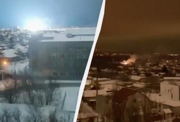 Під Бєлгородом засяяла електропідстанція в локомотивному депо (відео)