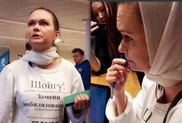 Когда домой?: жена мобилизованного учинила скандал в штабе Путина (видео)