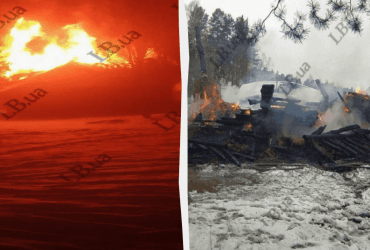 Згорів родинний будинок бізнесмена Мазепи (фото, відео)