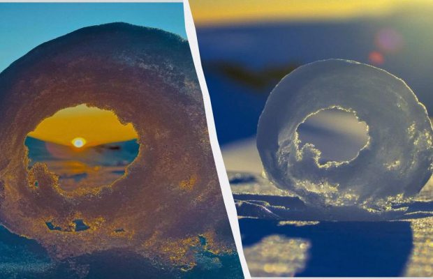 Снігові "пончики": українські науковці показали рідкісне явище в Антарктиці (фото)