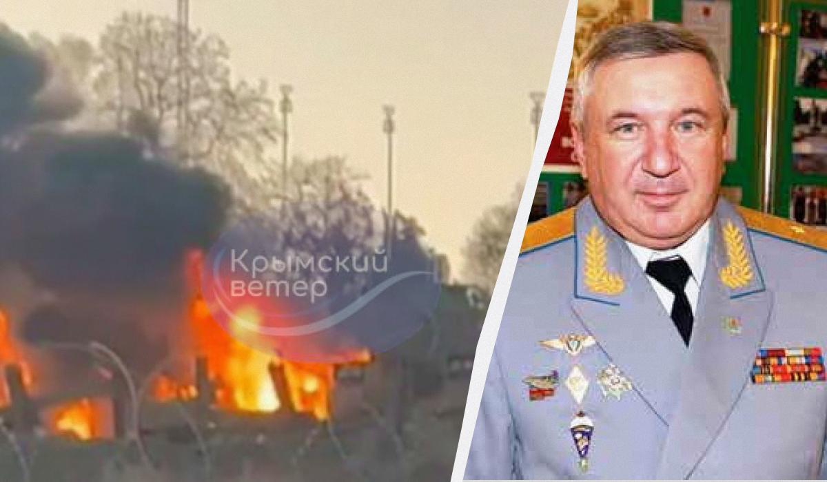 В результаті удару по "Бельбеку" ліквідовано російського генерала / Колаж УНІАН, фото Кримський вітер В результаті удару по "Бельбеку" ліквідовано російського генерала / Колаж УНІАН, фото Кримський вітер