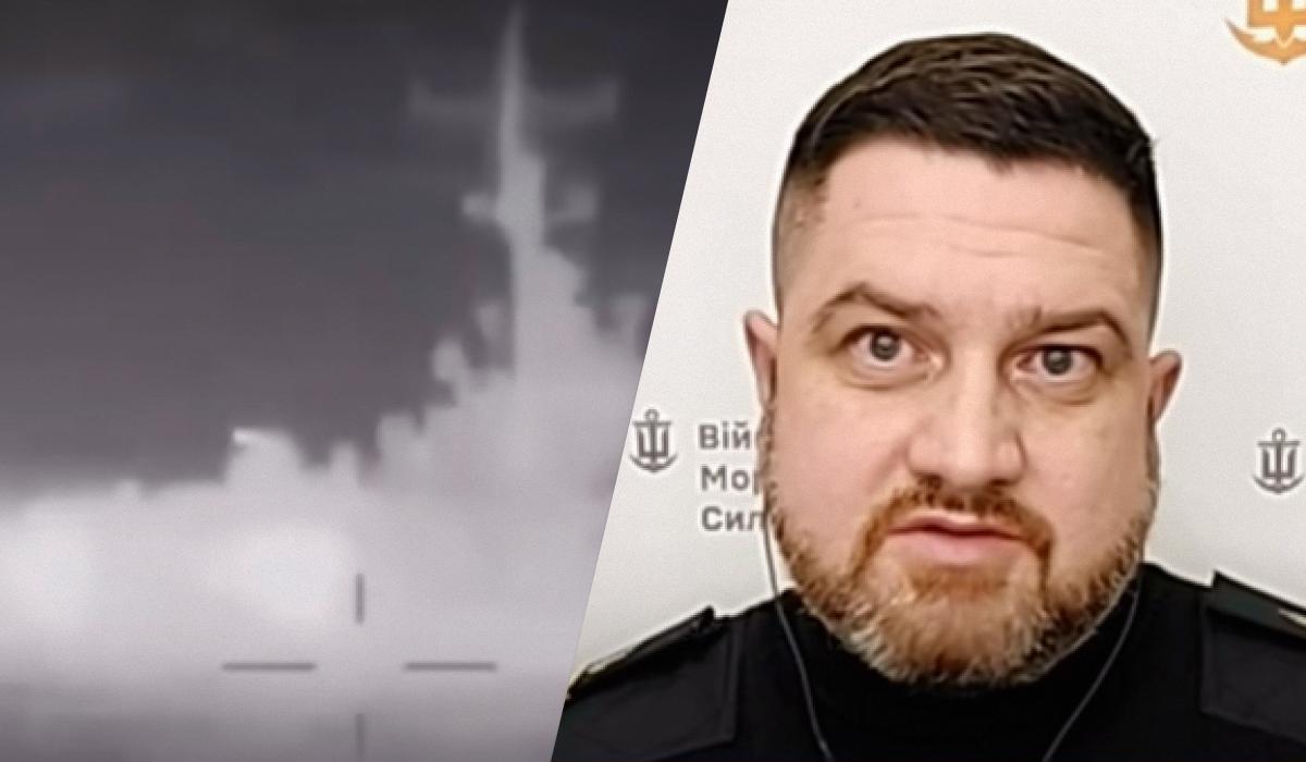 Дмитро Плетенчук розповів деталі ліквідації ворожого ракетного катера / колаж УНІАН зі скріншотів Дмитро Плетенчук розповів деталі ліквідації ворожого ракетного катера / колаж УНІАН зі скріншотів