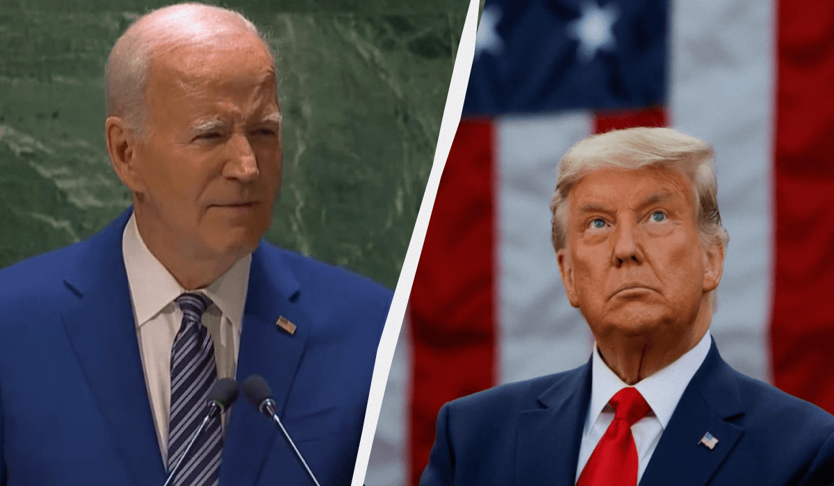 Байден может называть Трампа, используя "крепкие" словечка / коллаж УНИАН, фото REUTERS, скриншот Байден может называть Трампа, используя "крепкие" словечка / коллаж УНИАН, фото REUTERS, скриншот