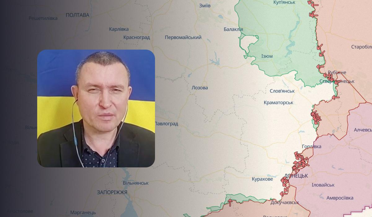 Владислав Селезньов оцінив, скільки ще росіяни атакуватимуть по всьому фронту / колаж УНІАН, фото DeepState, скріншот Владислав Селезньов оцінив, скільки ще росіяни атакуватимуть по всьому фронту / колаж УНІАН, фото DeepState, скріншот