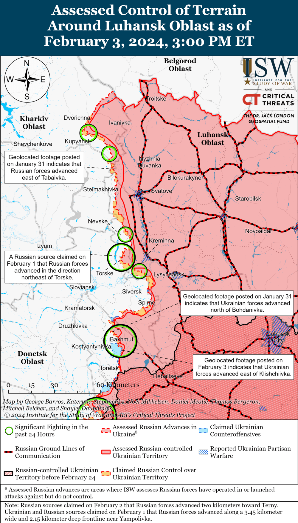 В ISW поділилися хорошими новинами з фронту / карта understandingwar.org В ISW поділилися хорошими новинами з фронту / карта understandingwar.org