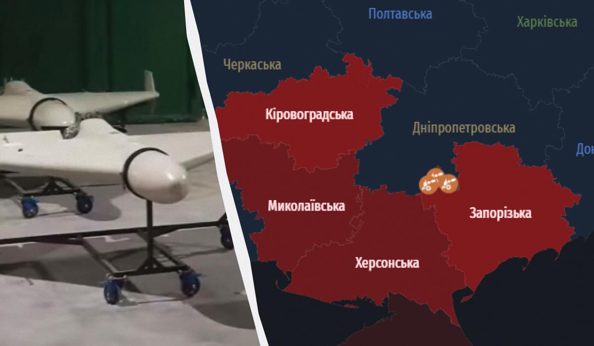 РФ запустила дрони по Україні / Колаж УНІАН / фото mil.in.ua, Скриншот РФ запустила дрони по Україні / Колаж УНІАН / фото mil.in.ua, Скриншот