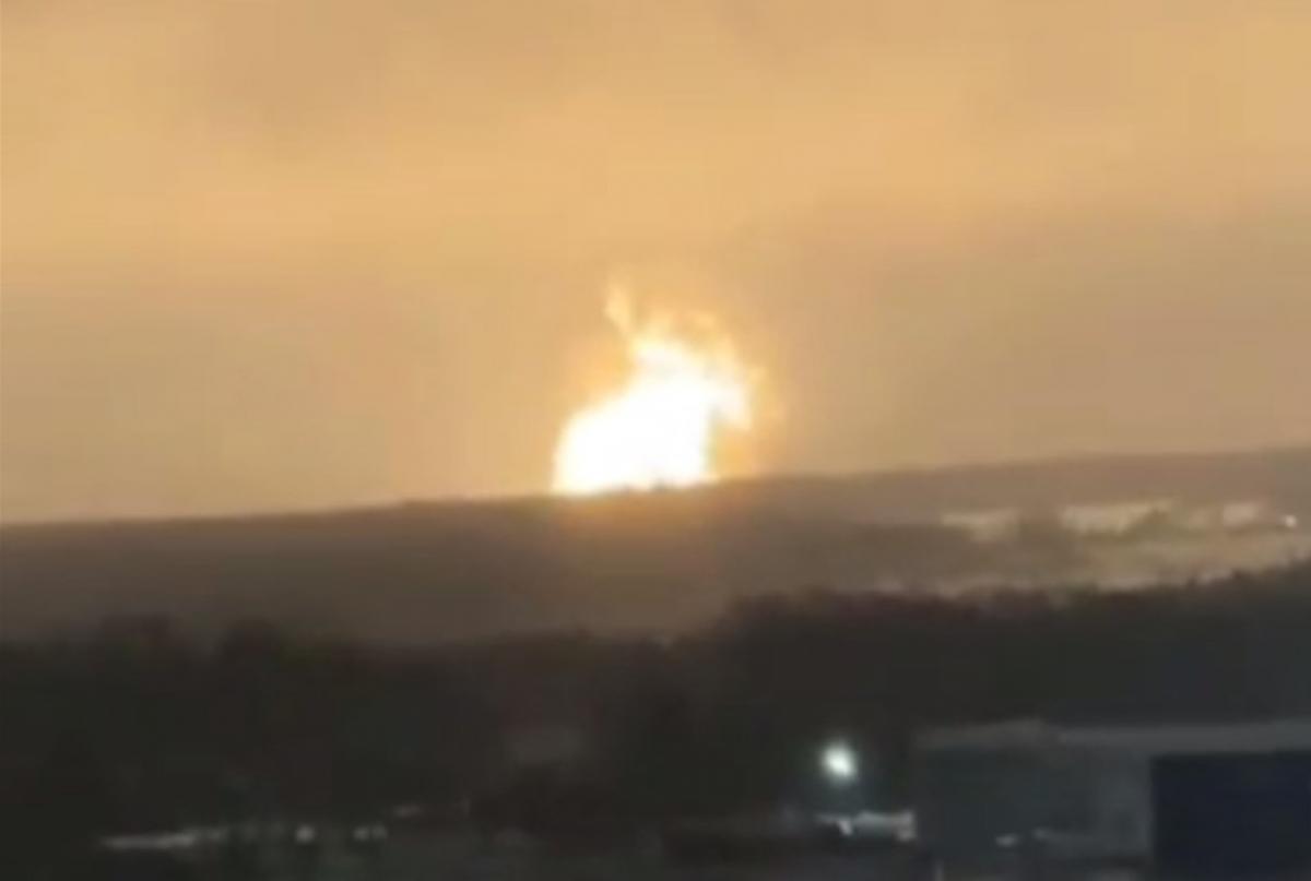 На військовому полігоні в Росії стався потужний вибух / скріншот На військовому полігоні в Росії стався потужний вибух / скріншот
