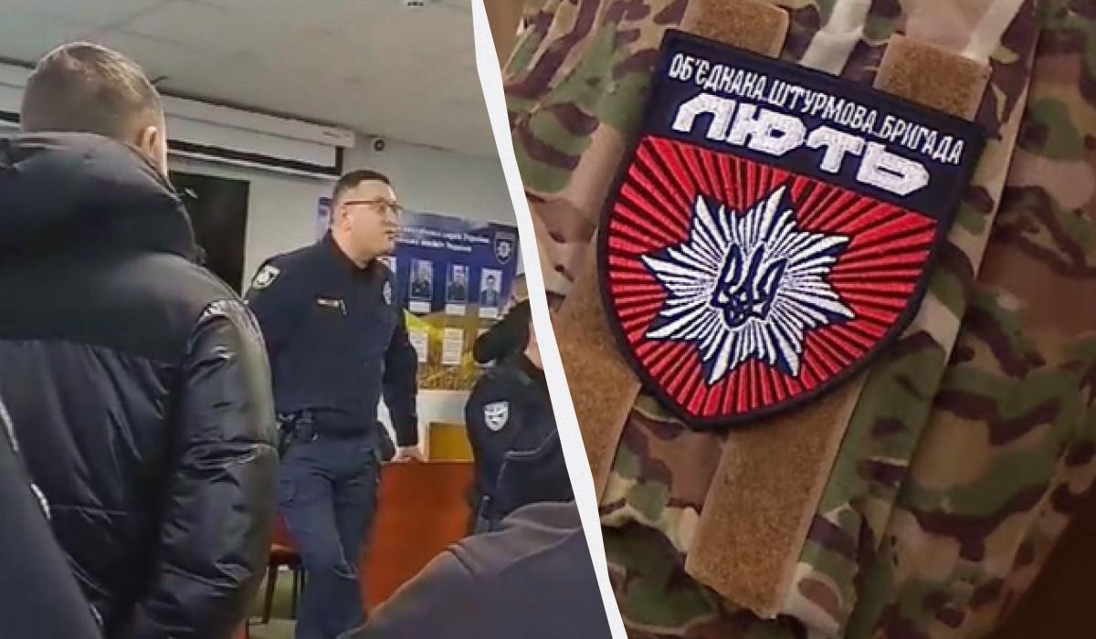 У Дніпрі поліцейські відмовилися переходити до бригади "Лють" / Колаж УНІАН / Скриншоти У Дніпрі поліцейські відмовилися переходити до бригади "Лють" / Колаж УНІАН / Скриншоти