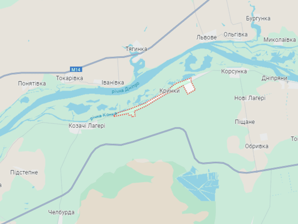 Ось де у Херсонській області знаходяться кринки - карта / скріншот Ось де у Херсонській області знаходяться кринки - карта / скріншот