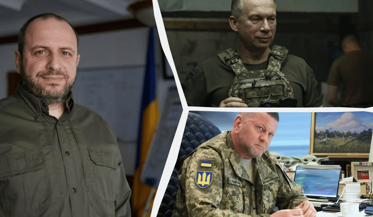 Сырского представили в Генштабе / коллаж УНИАН, фото Facebook / Рустем Умеров, t.me/osirskiy, facebook.com/CinCAFU Сырского представили в Генштабе / коллаж УНИАН, фото Facebook / Рустем Умеров, t.me/osirskiy, facebook.com/CinCAFU