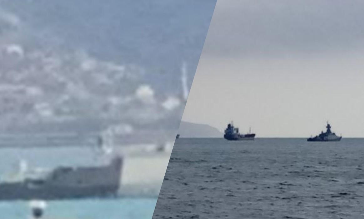 У Чорному морі відстежили корвет РФ і дали ЗСУ наводку / Колаж УНІАН, фото Кримський вітер У Чорному морі відстежили корвет РФ і дали ЗСУ наводку / Колаж УНІАН, фото Кримський вітер
