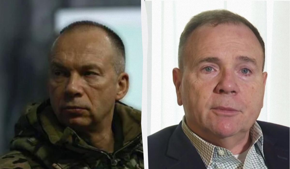 Американський генерал прокоментував призначення Сирського / Колаж УНІАН / t.me/osirskiy, Скриншот Американський генерал прокоментував призначення Сирського / Колаж УНІАН / t.me/osirskiy, Скриншот