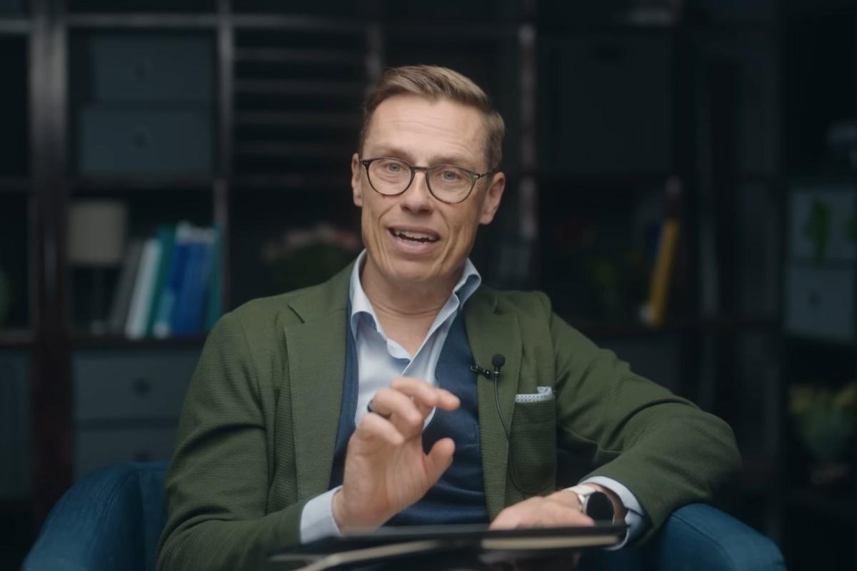 Alexander Stubb promises support for Ukraine and opposition to Russia / screenshot