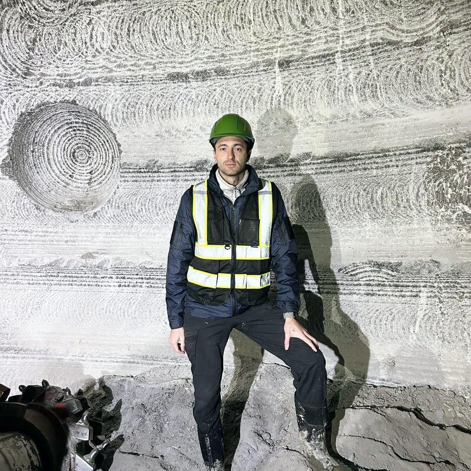 Директор «Катіон Інвест» Сергій Кондратьєв у соляній шахті / фото надане «Катіон Інвест»