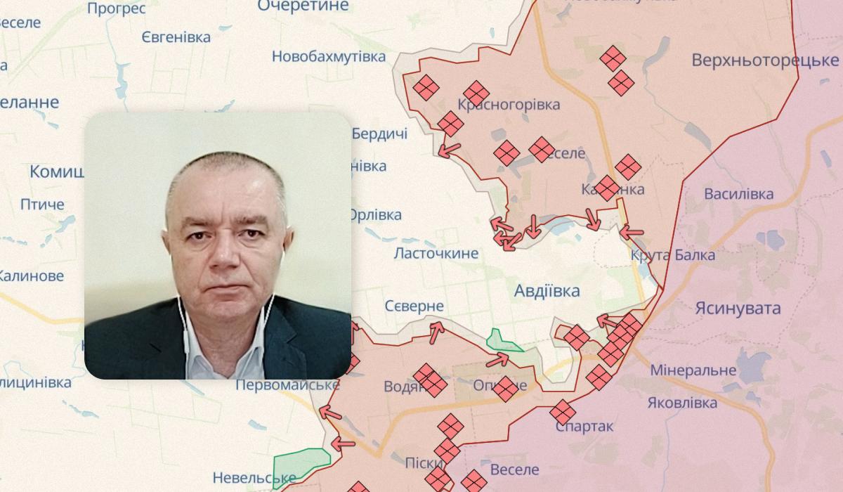 Roman Svitan comentou sobre a transferência da 3ª brigada de assalto para colagem Avdeevka / UNIAN, foto DeepState, captura de tela